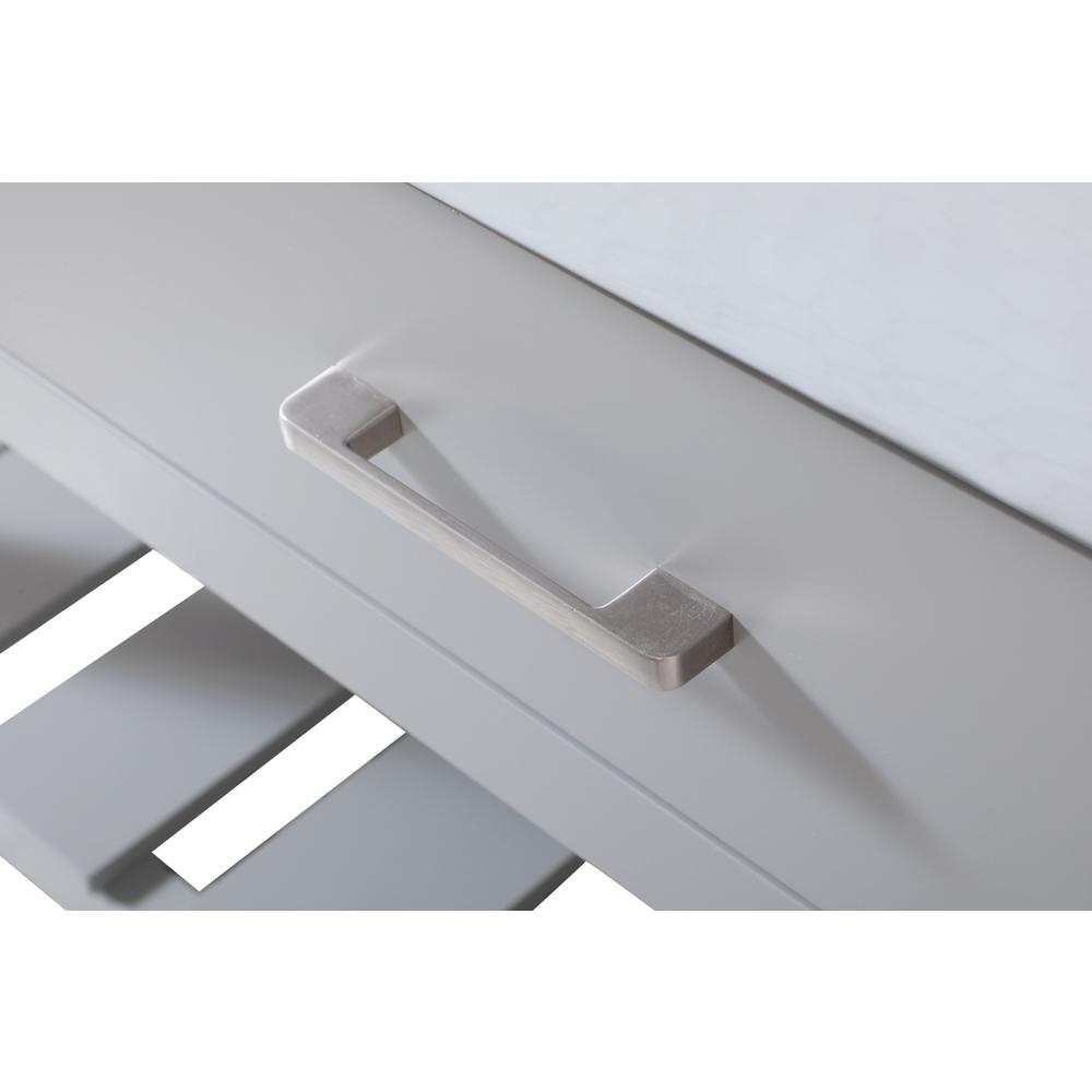 48 inch Single bathroom vanity in grey with backsplash