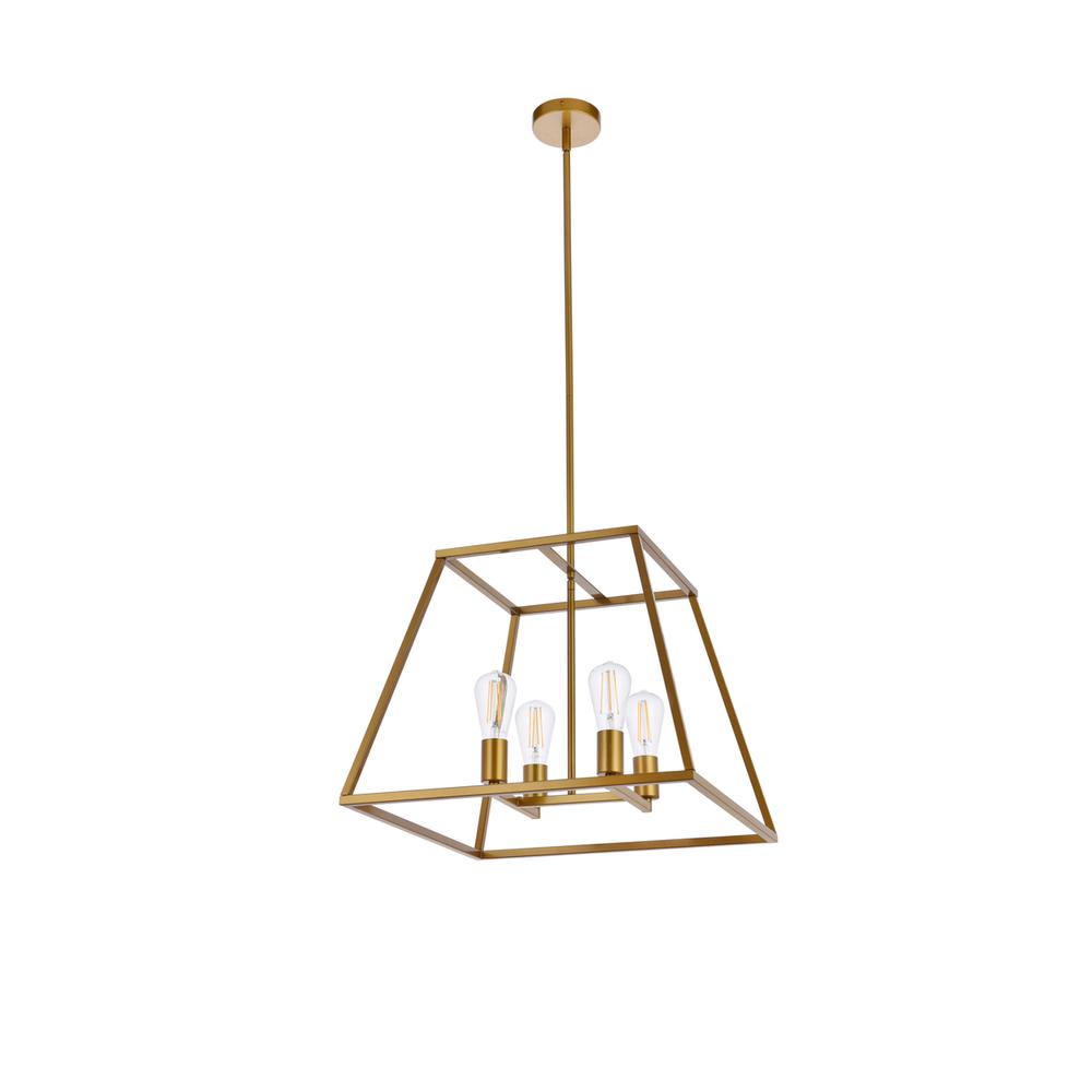 Declan 20 inch pendant in brass