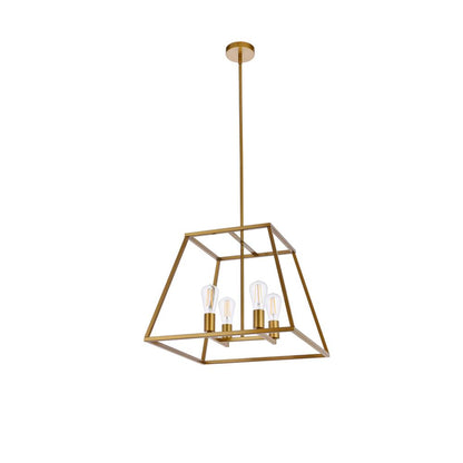 Declan 20 inch pendant in brass