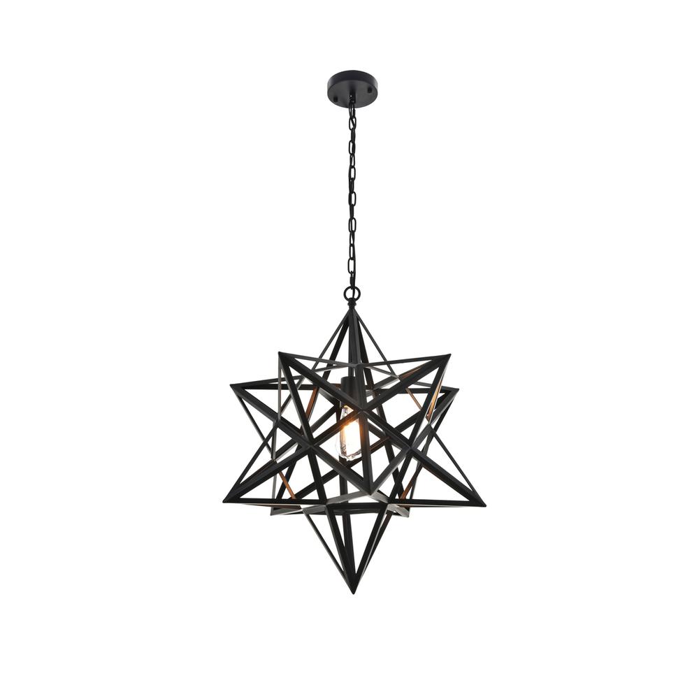 Nocturne 1 light black Pendant