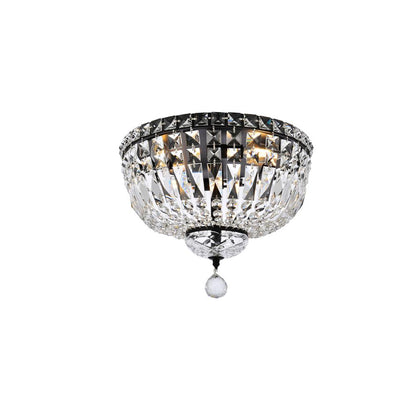 Tranquil 14 inch black flush mount