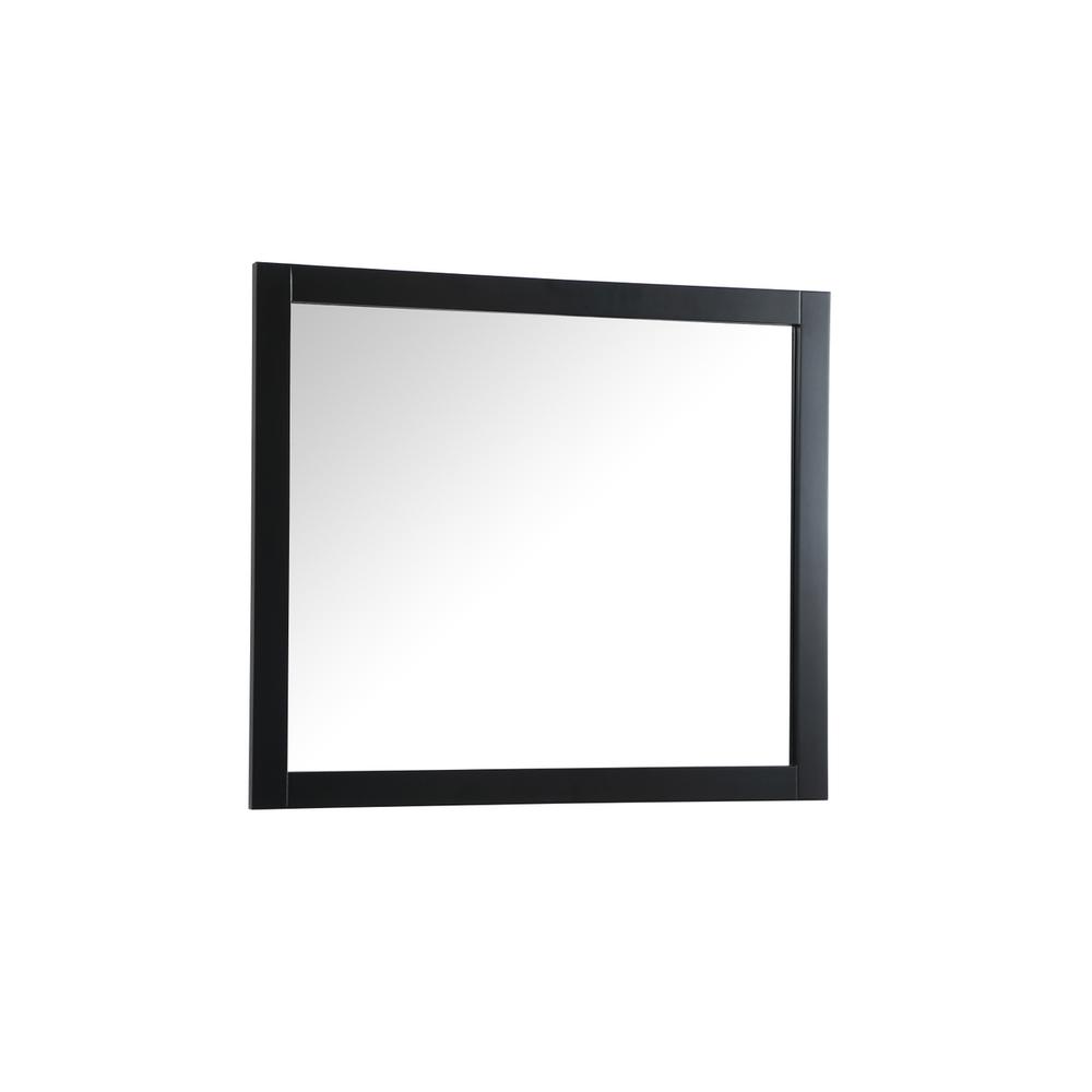Aqua vanity mirror 42x36 inch in black
