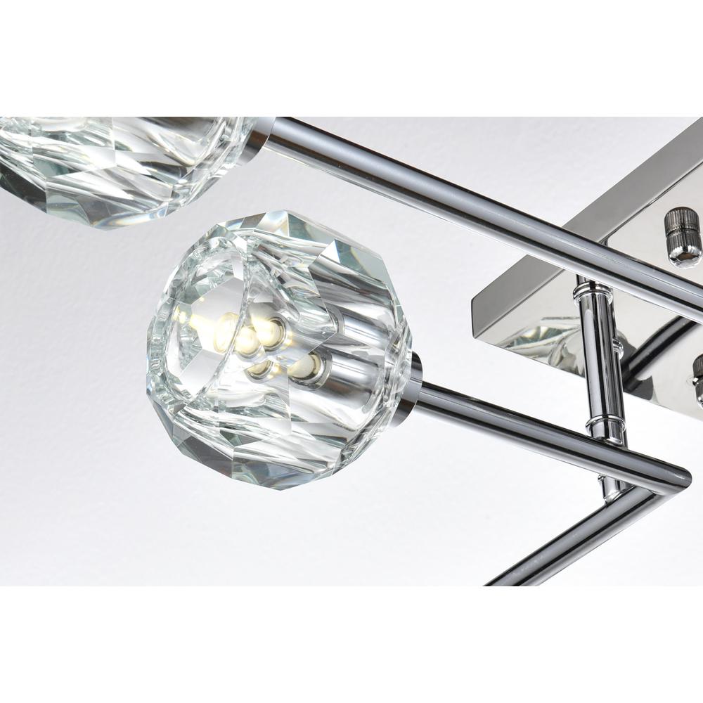 Eren 31 inch Flush Mount in Chrome