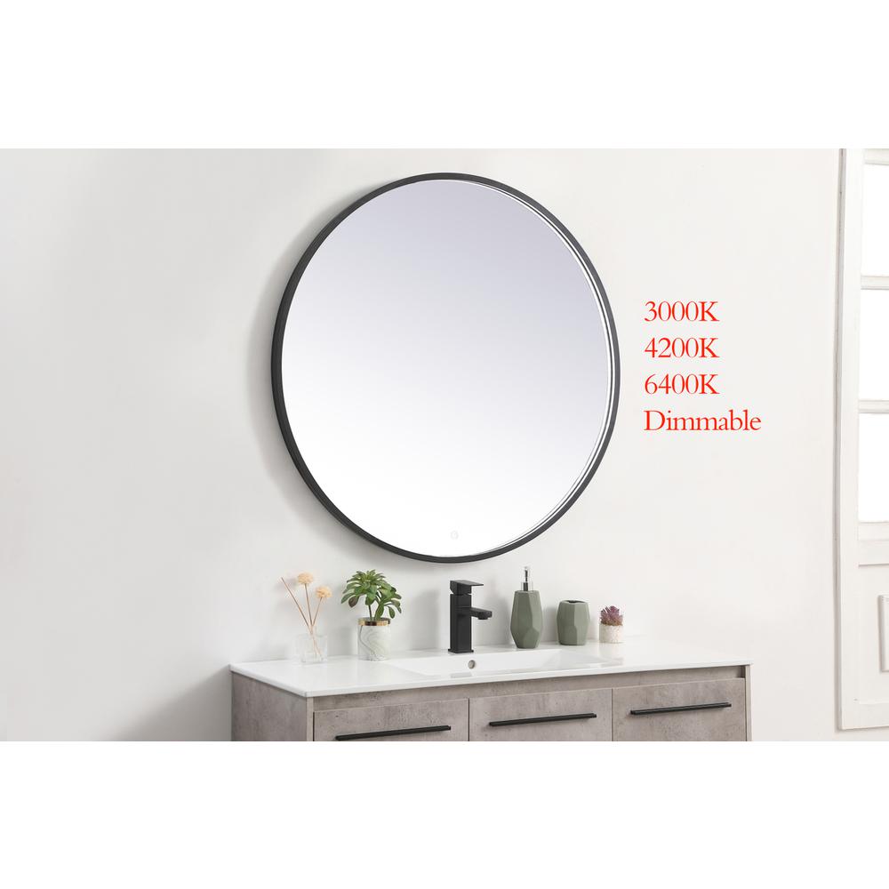 Pier 39 inch LED mirror with adjustable color temperature