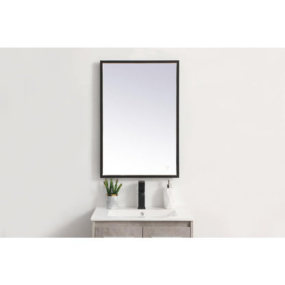 Pier 20x30 inch LED mirror with adjustable color temperature