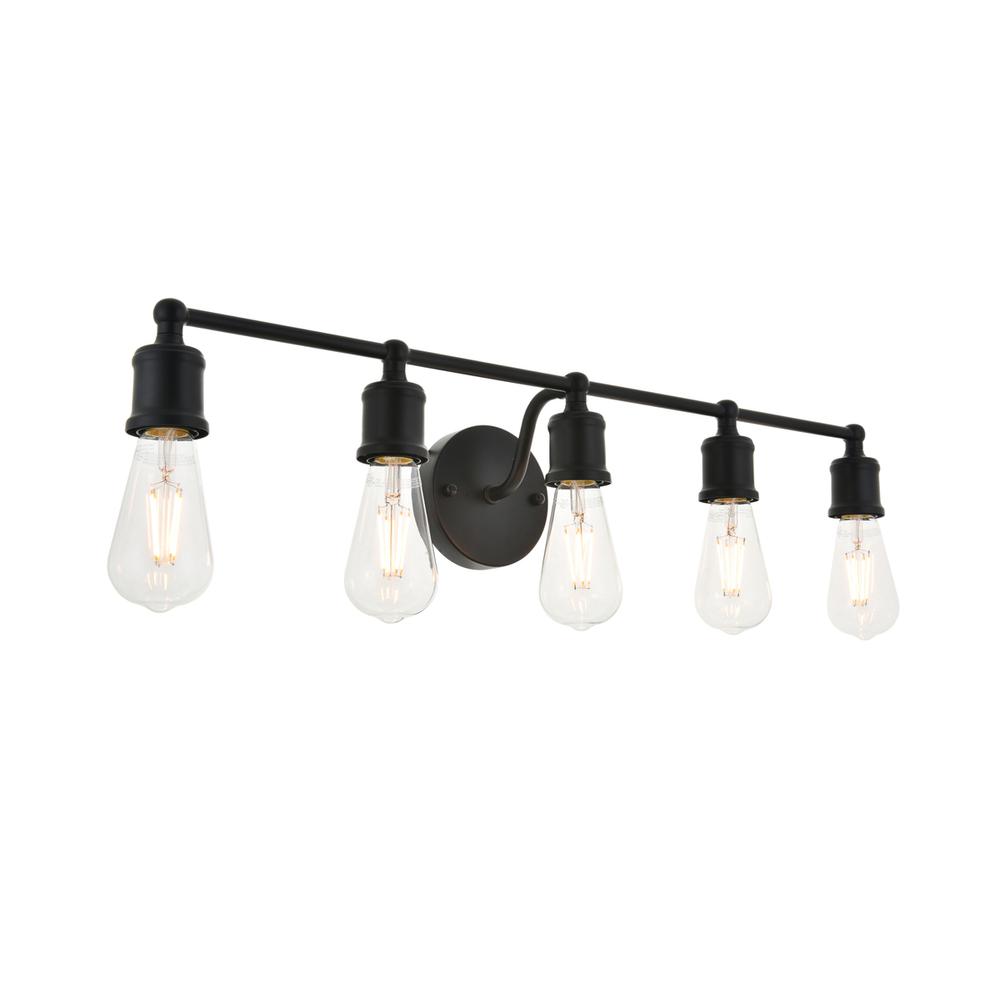Serif 5 light black Wall Sconce