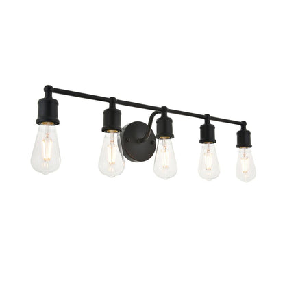 Serif 5 light black Wall Sconce
