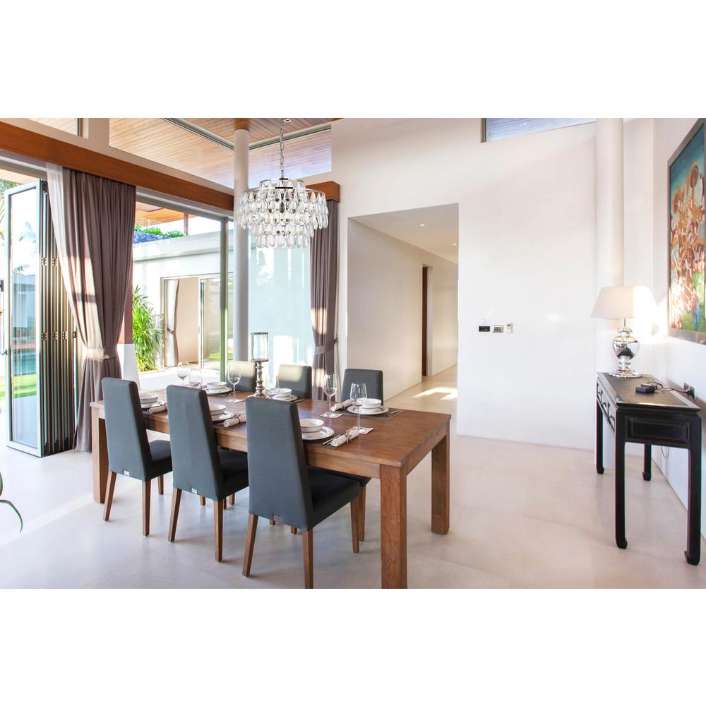 Mila 18 inch pendant in chrome