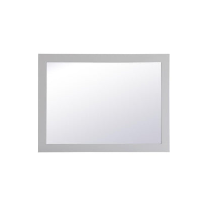 Aqua rectangle vanity mirror 24 inch in Grey