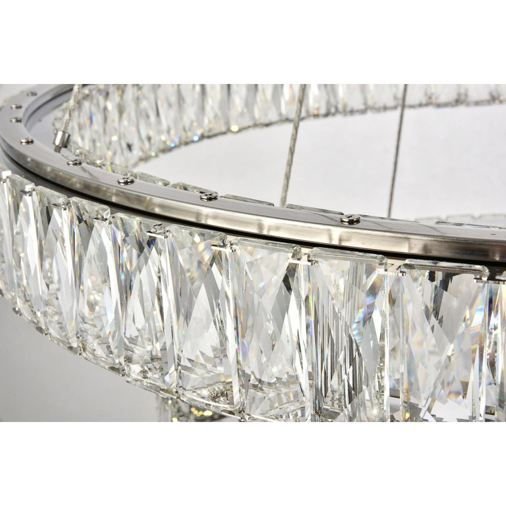 Monroe Integrated LED chip light Chrome Chandelier Clear Royal Cut Crystal