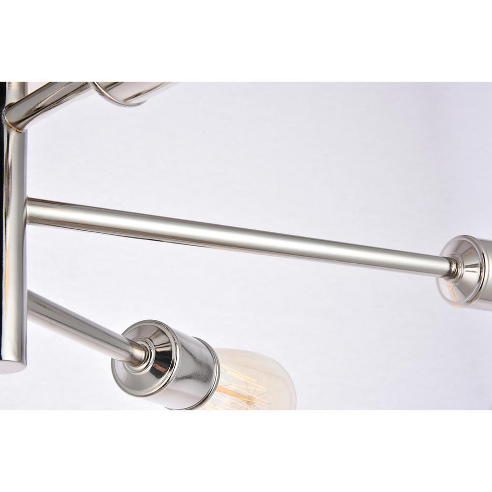 Axel 5 Lights polished Nickel Wall Sconce
