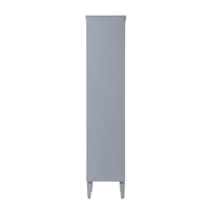 16 inch Bath Storage Cabinet in Grey