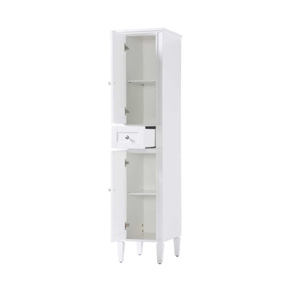 16 inch Bath Storage Cabinet in White