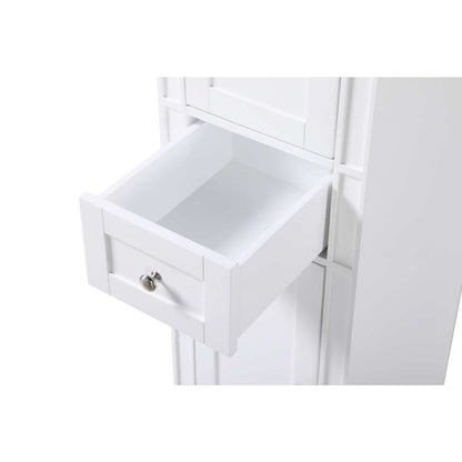 16 inch Bath Storage Cabinet in White