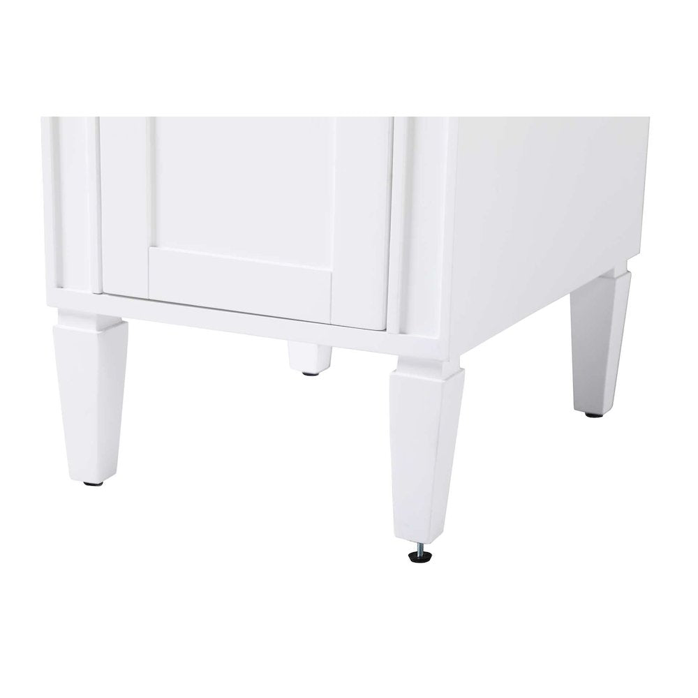 16 inch Bath Storage Cabinet in White