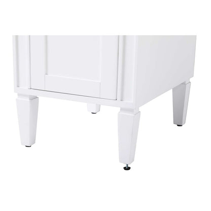 16 inch Bath Storage Cabinet in White