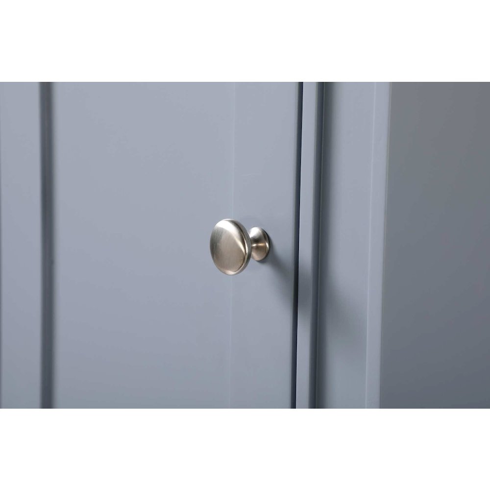 20 inch Bath Storage Cabinet in Grey