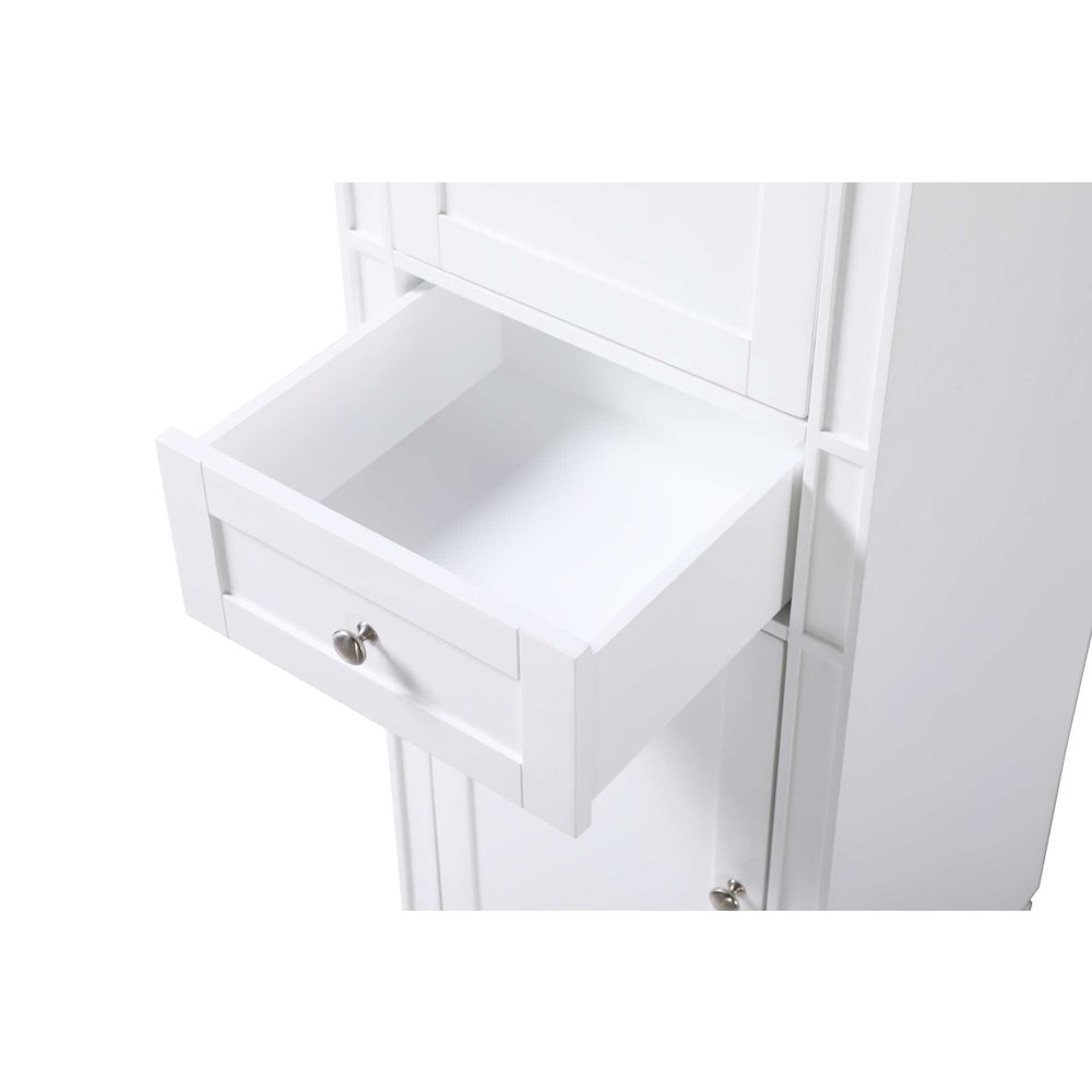 20 inch Bath Storage Cabinet in White