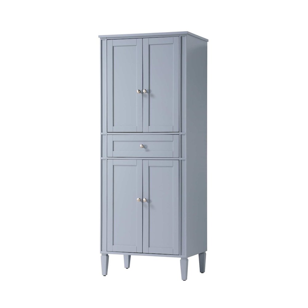 28 inch Bath Storage Cabinet in Grey
