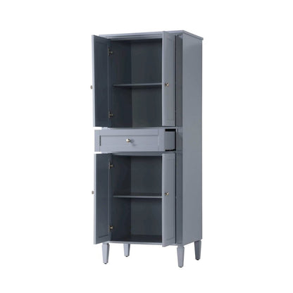 28 inch Bath Storage Cabinet in Grey