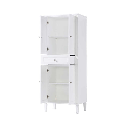 28 inch Bath Storage Cabinet in White