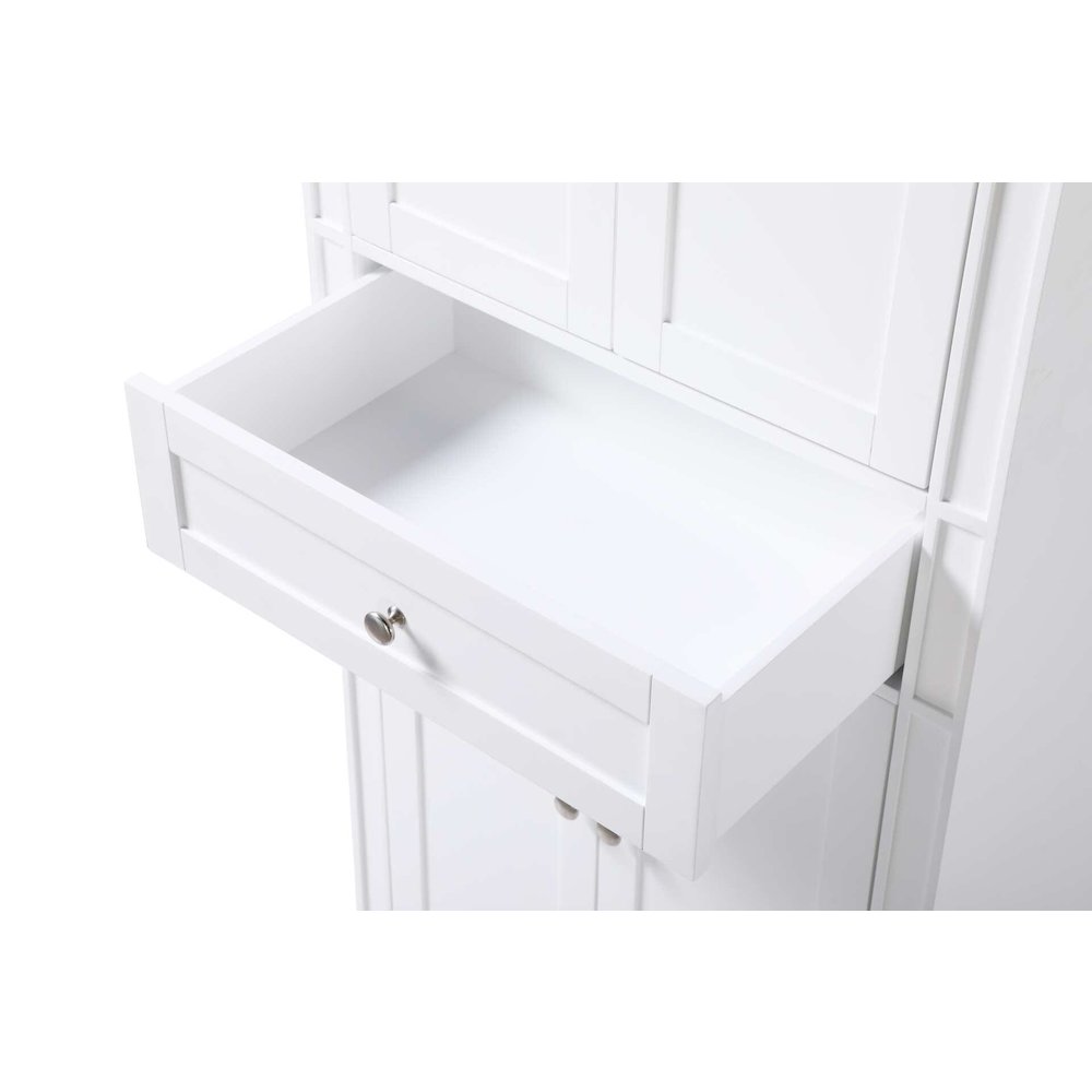 28 inch Bath Storage Cabinet in White