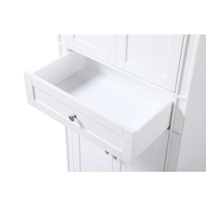 28 inch Bath Storage Cabinet in White