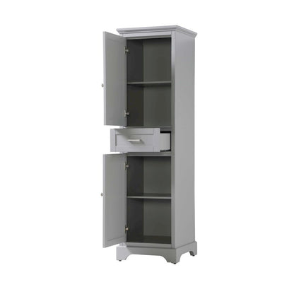 20 inch Bath Storage Cabinet in Grey