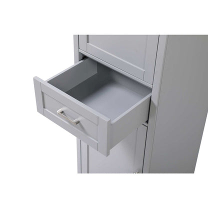 20 inch Bath Storage Cabinet in Grey