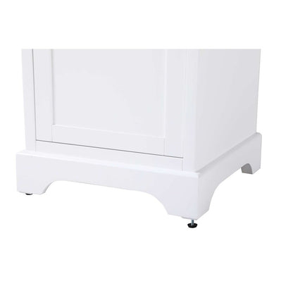 20 inch Bath Storage Cabinet in White