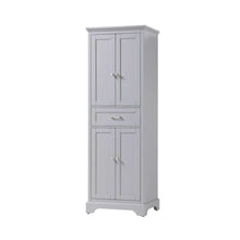 24 inch Bath Storage Cabinet in Grey