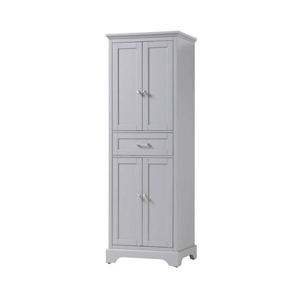 24 inch Bath Storage Cabinet in Grey