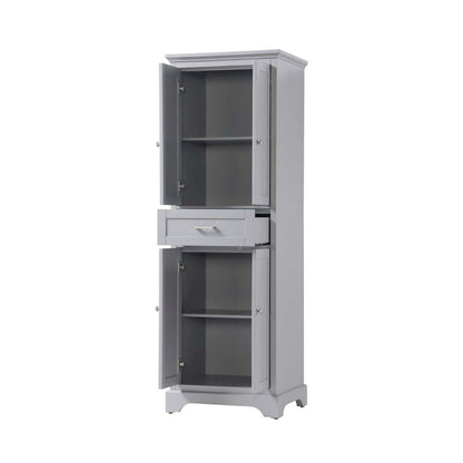 24 inch Bath Storage Cabinet in Grey
