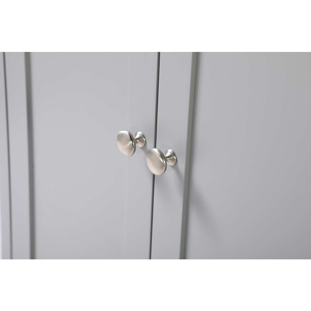 24 inch Bath Storage Cabinet in Grey