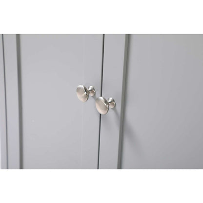 24 inch Bath Storage Cabinet in Grey