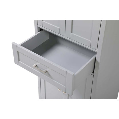 24 inch Bath Storage Cabinet in Grey