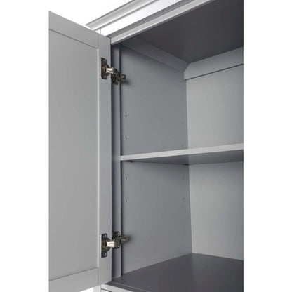 24 inch Bath Storage Cabinet in Grey