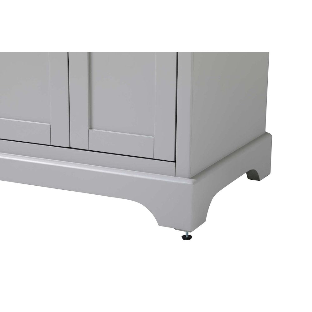24 inch Bath Storage Cabinet in Grey