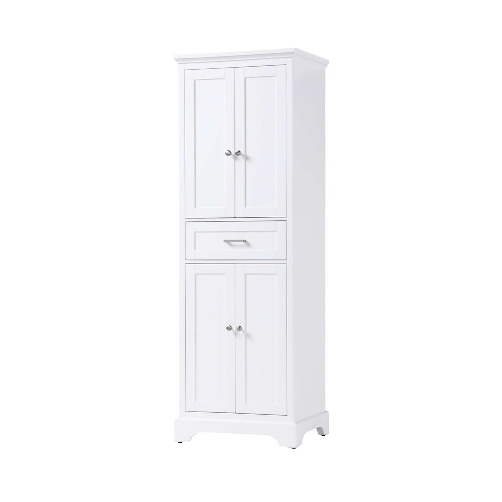 24 inch Bath Storage Cabinet in White