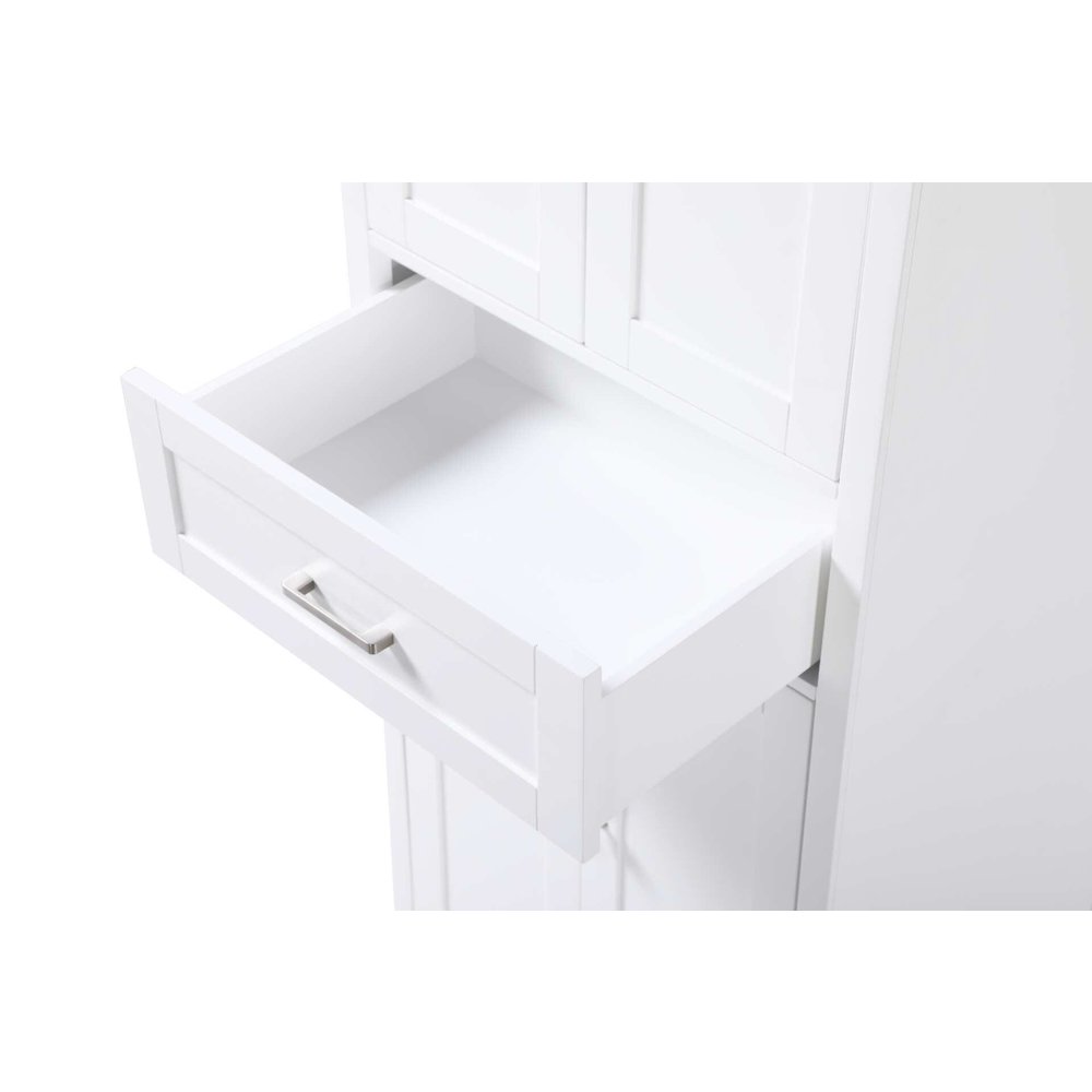 24 inch Bath Storage Cabinet in White