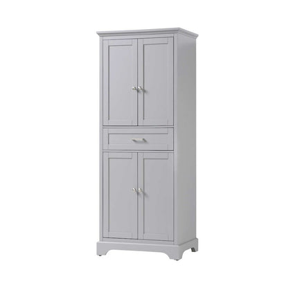28 inch Bath Storage Cabinet in Grey