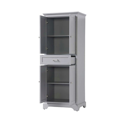 28 inch Bath Storage Cabinet in Grey