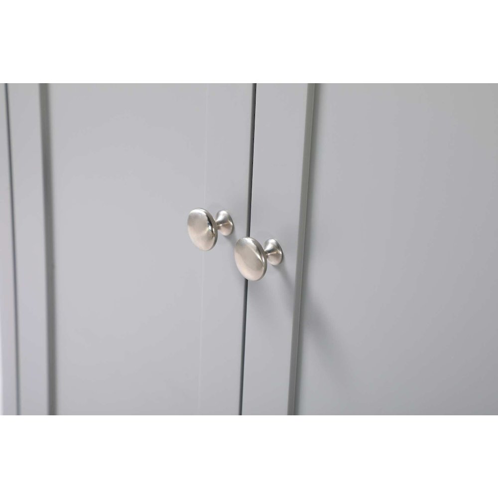 28 inch Bath Storage Cabinet in Grey