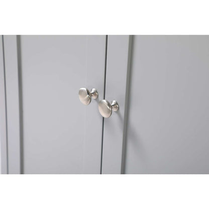 28 inch Bath Storage Cabinet in Grey