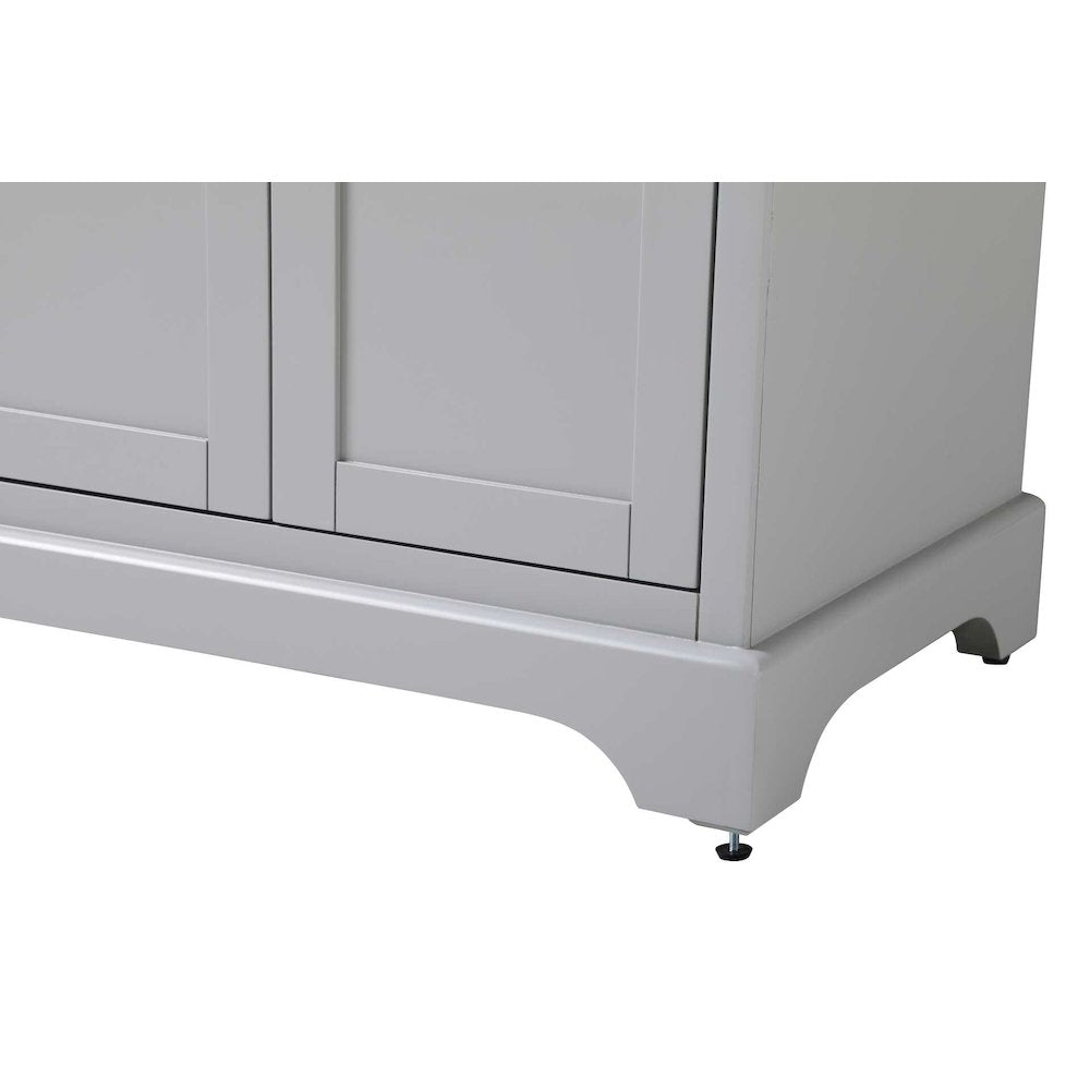 28 inch Bath Storage Cabinet in Grey