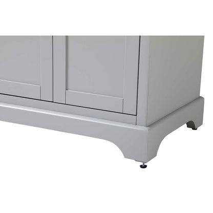 28 inch Bath Storage Cabinet in Grey
