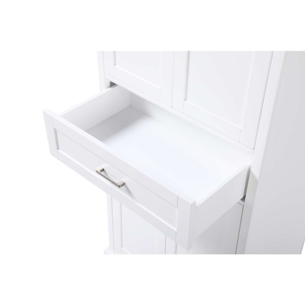 28 inch Bath Storage Cabinet in White
