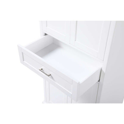28 inch Bath Storage Cabinet in White