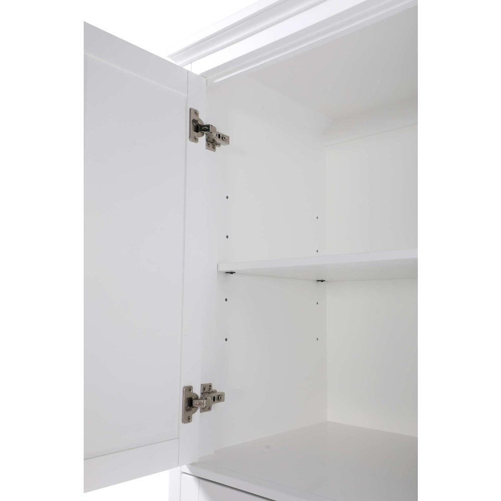28 inch Bath Storage Cabinet in White
