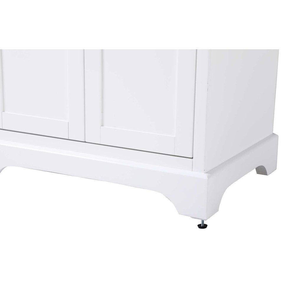 28 inch Bath Storage Cabinet in White